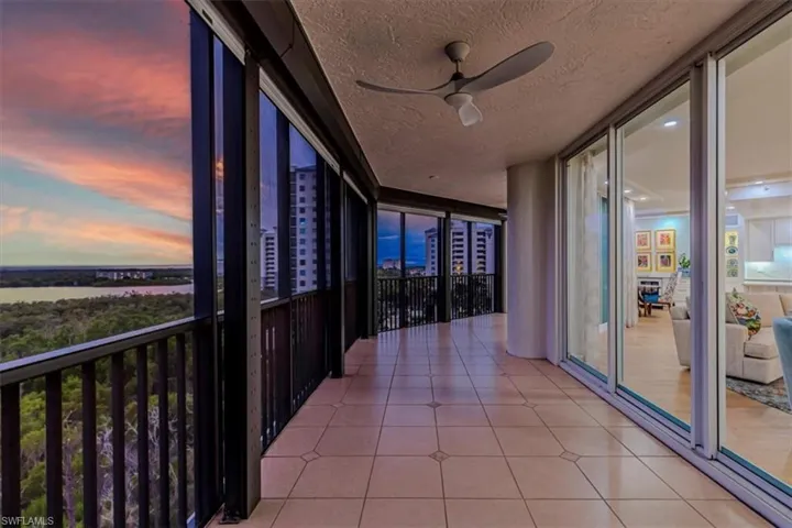 Screened in Balcony overlooking the Mangroves & Gulf