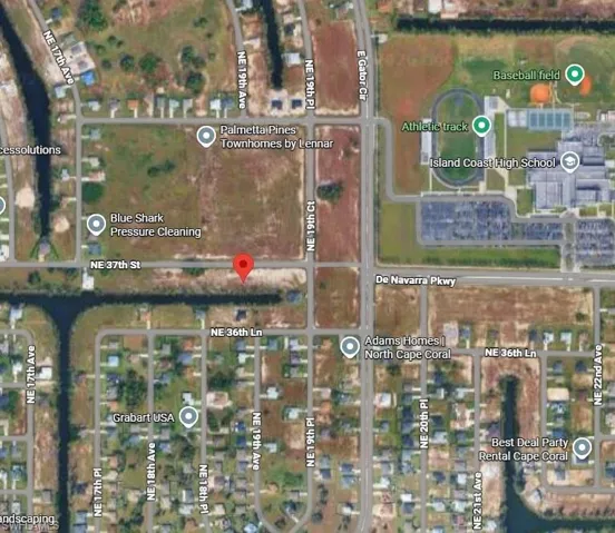 Satellite Map. Illustrating the property's geographic location and surrounding infrastructure