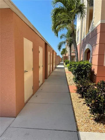 View of Storage connected to Carport
