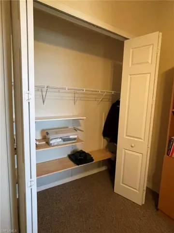 View of closet second bedroom