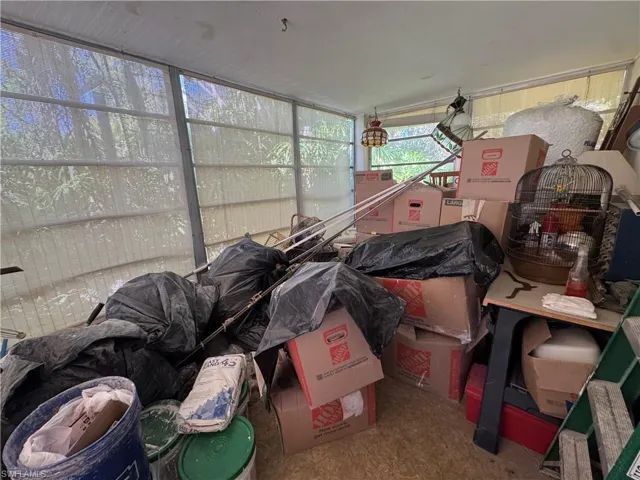 View of storage room