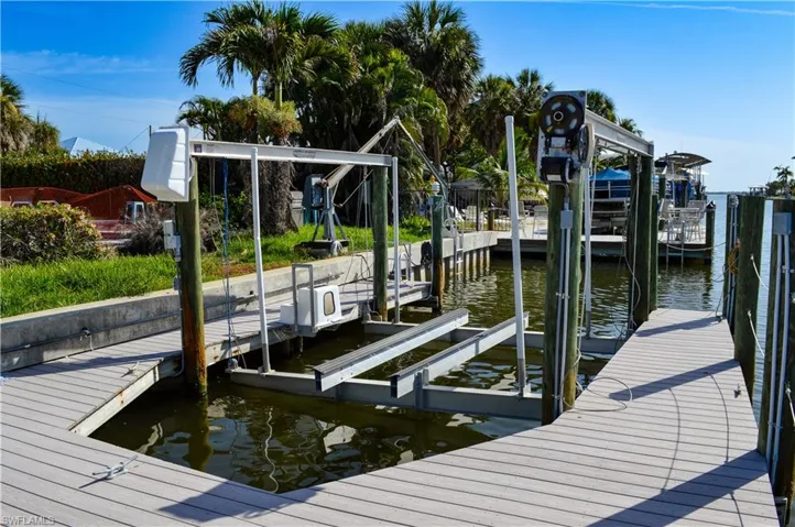 View from the dock to the bay!