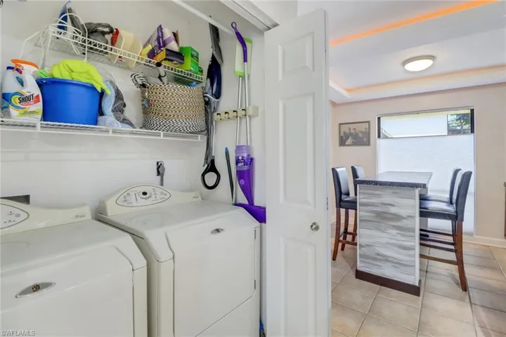 In residence laundry