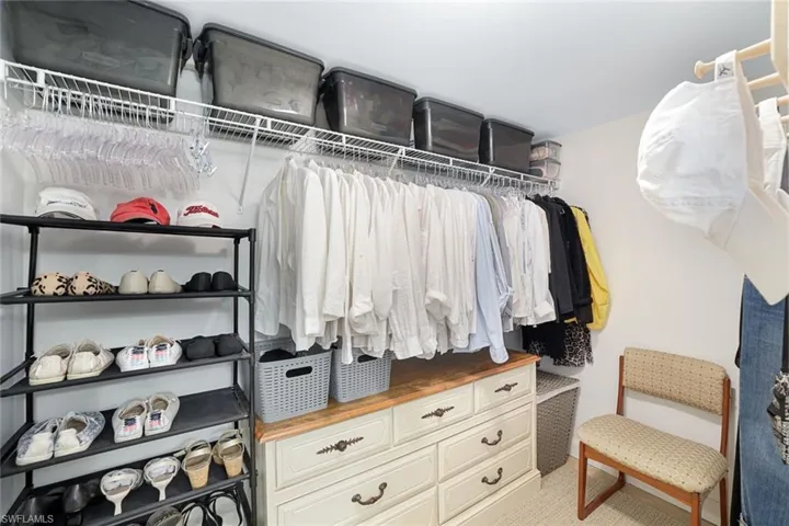 Large walk-in owner's closet