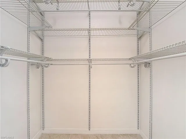View of spacious closet