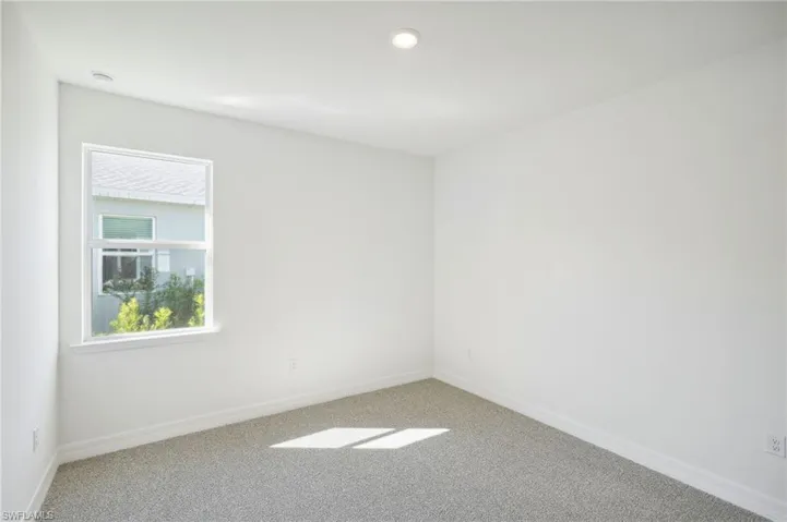 Empty room with carpet