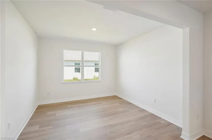 Unfurnished room featuring light hardwood / wood-style floors