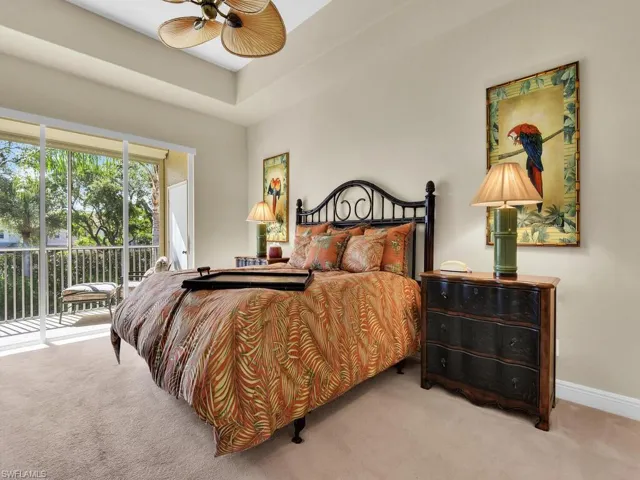 Primary suite has access to the screened balcony