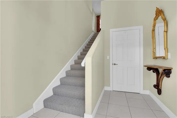 Foyer with access to attached 2 car garage and huge closet