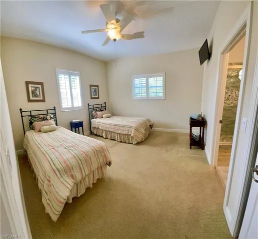 Guest bedroom is an  en suite