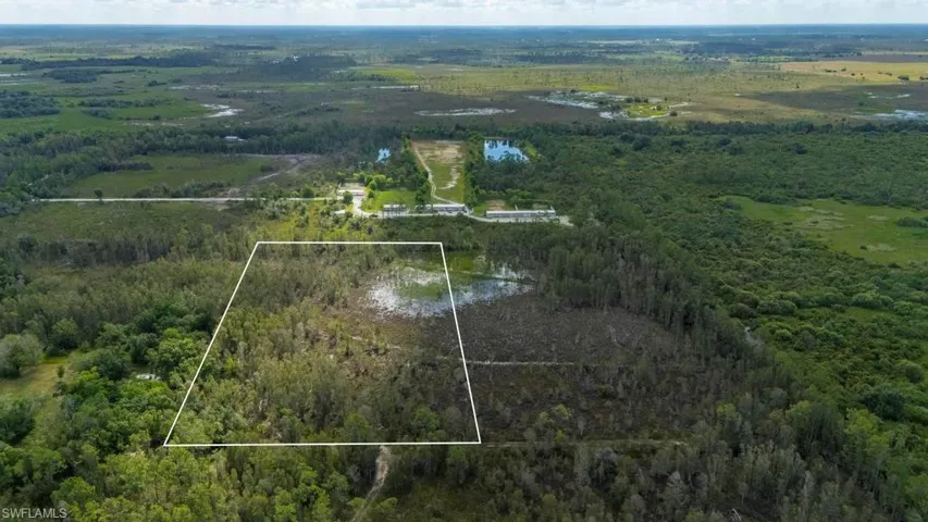Aerial view of 33715 Oil Well Rd. All locational lines are estimated. Buyer to verify via survey.