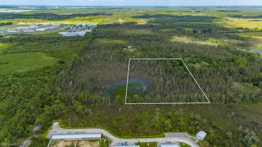 Aerial view of 33715 Oil Well Rd. All locational lines are estimated. Buyer to verify via survey.