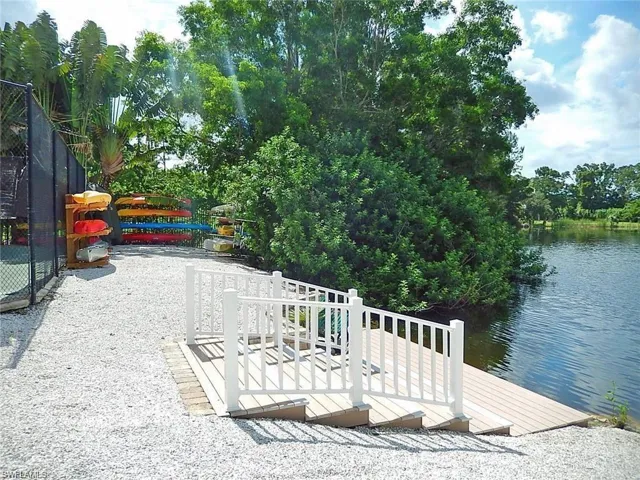 Kayak Storage And Launching Area