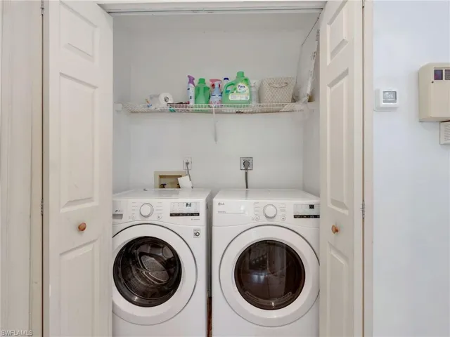 Washer and dryer