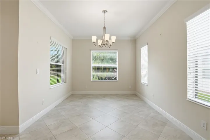 Dining room area- Virtually enhanced