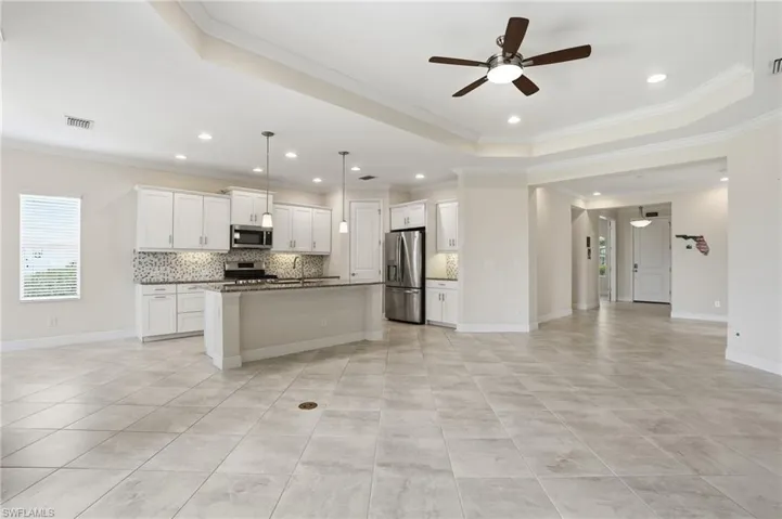 living area/ kitchen- Virtually enhanced