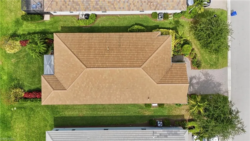 arial of roof- Virtually enhanced