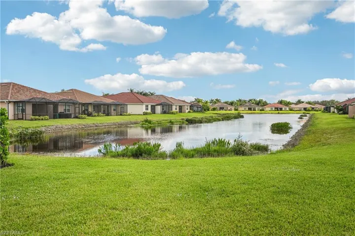 Water view with nearby suburban area