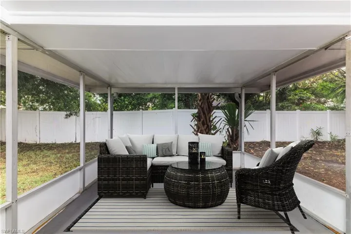 Lanai Virtually Staged
