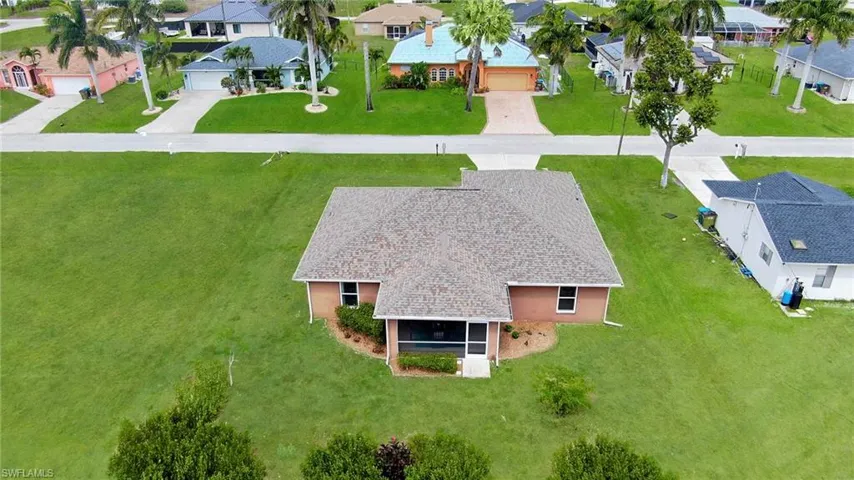 Plenty of room for a pool! Color enhanced lawn.