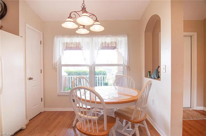 Enjoy the outside views while dining!