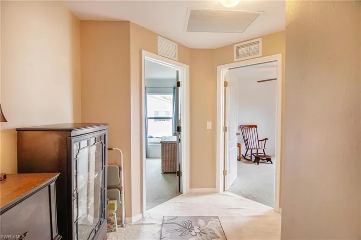 View to guest bedrooms.