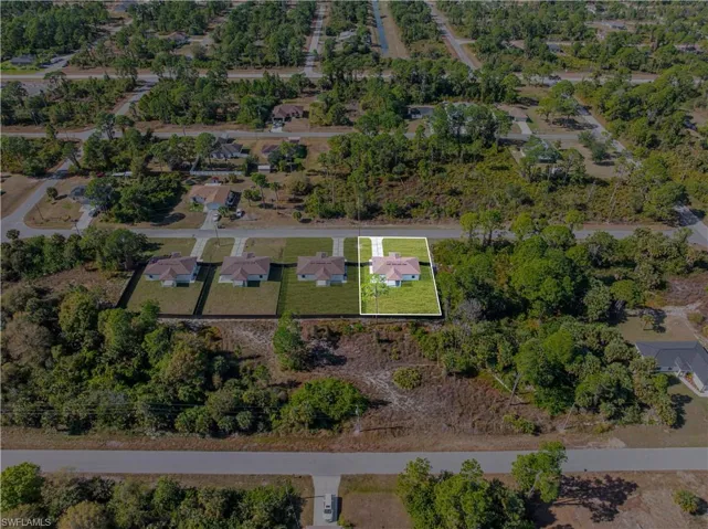 Aerial overview of property's location