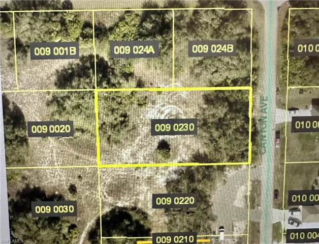 Aerial view of property's location