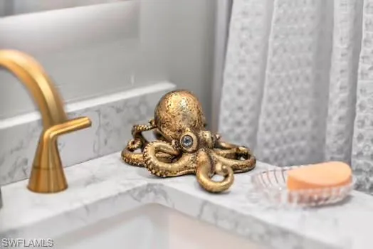 Bathroom view of vanity