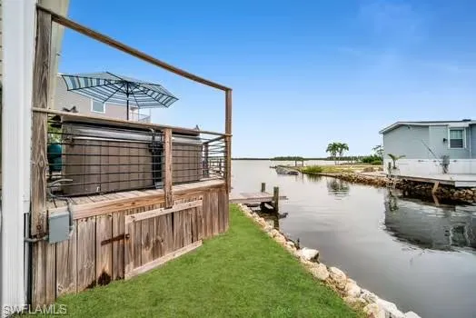 Dock featuring a water view