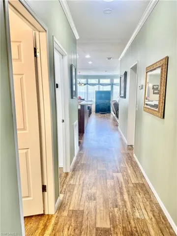 Hallway from Primary bedroom to kitchen