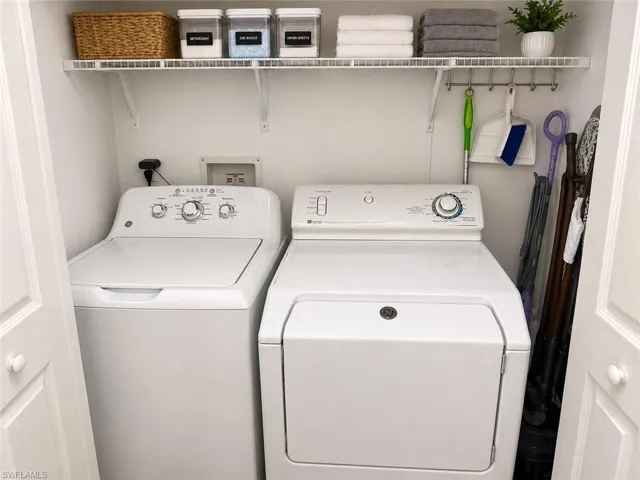 Laundry closet