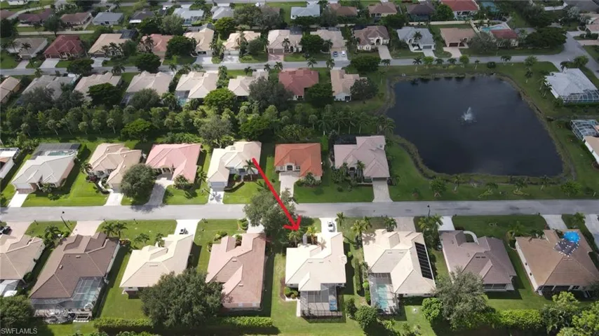 View of property location featuring nearby suburban area and a nearby body of water