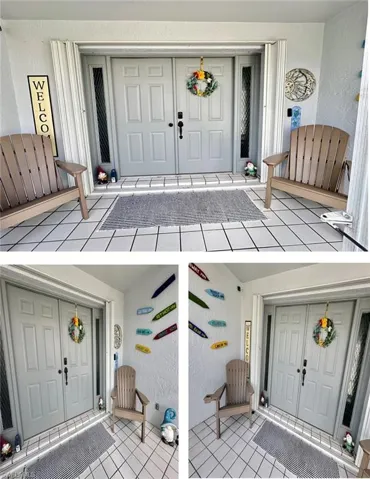 Double Door Screened Entry Collage