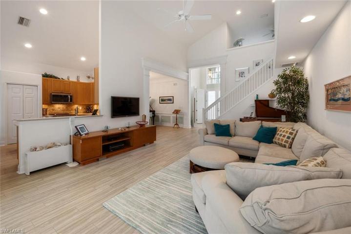 Great Room Facing Foyer, Luxury Vinyl Planking