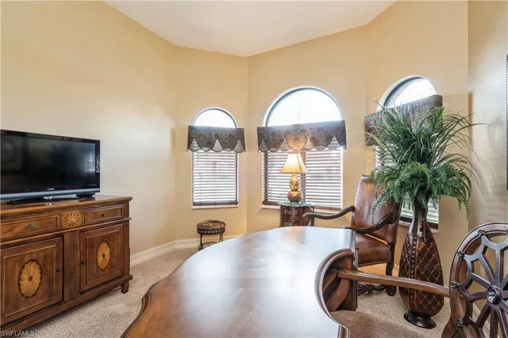 View of carpeted office