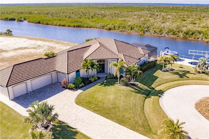 View of front of home featuring a water view