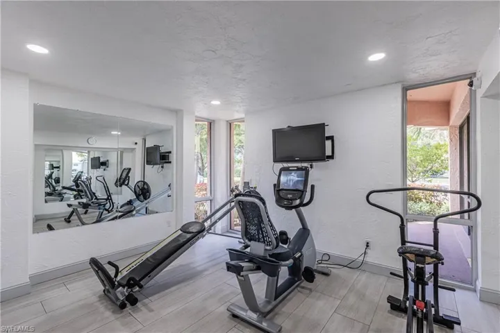 Exercise room f