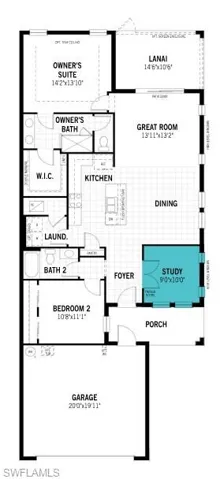 View of room layout