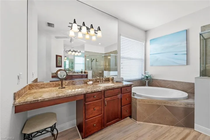 Large soaking tub