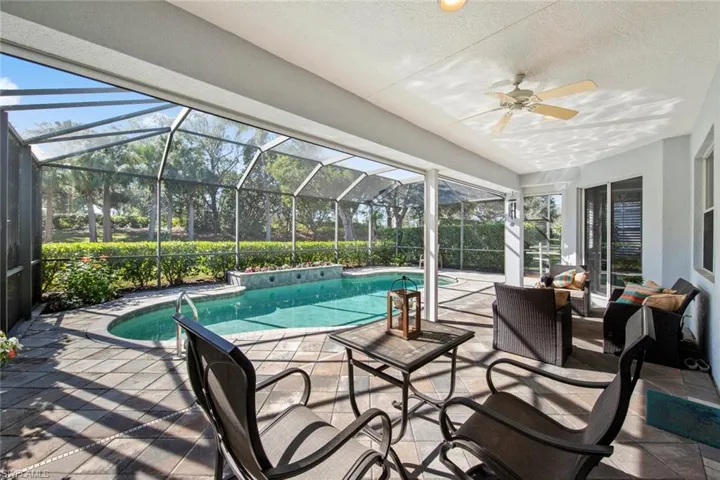 Large covered area w/electric roll-down storm shuters