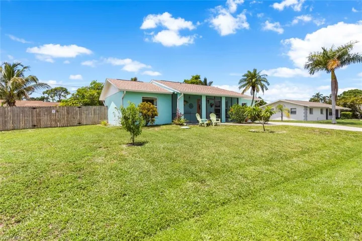 House with a front lawn