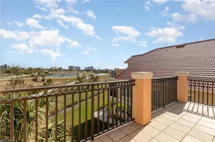 VIEW OF BAY BEACH COMMONS FROM OWNER'S SUITE TERRACE
