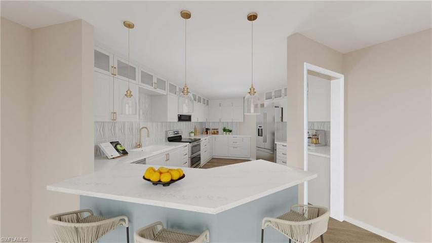 Reality renovated to showcase the possibility of the kitchen.