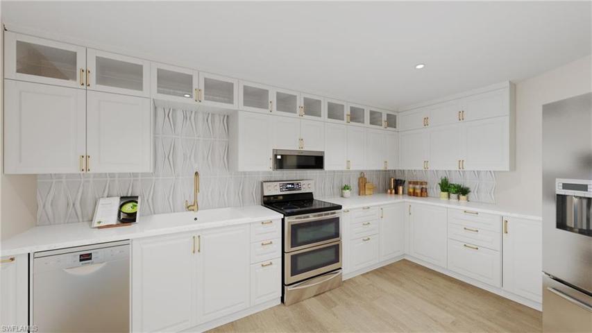 Reality renovated to showcase the possibility of the kitchen.
