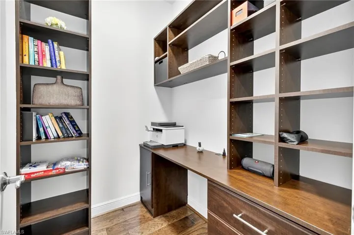 Den walk-in closet