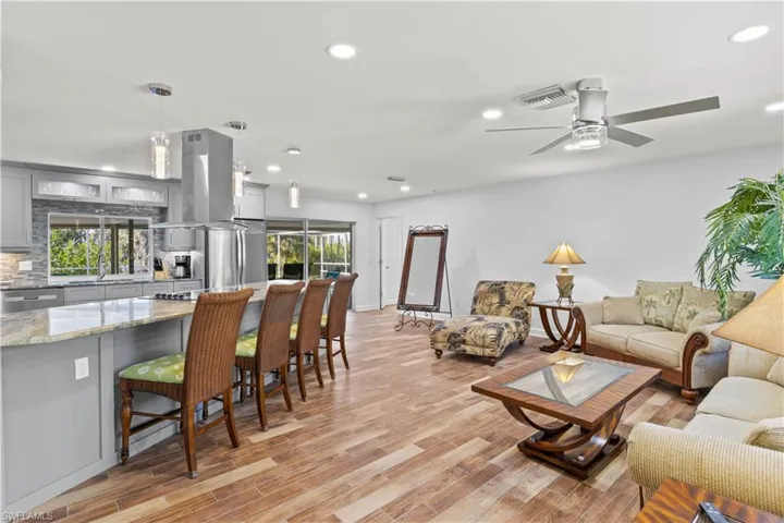 Light-filled living area with open flow and elegant details throughout.