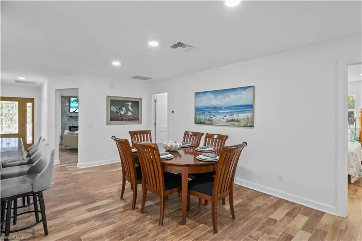Comfortable dining space positioned for effortless entertaining and everyday living.
