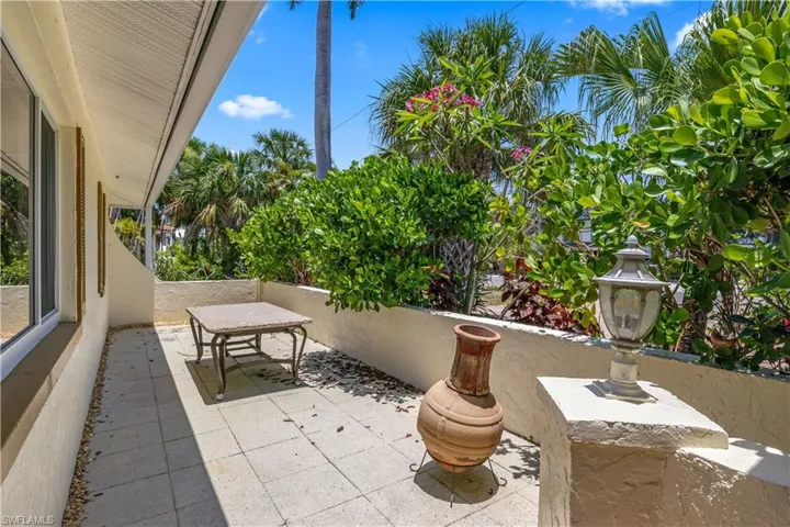 View of patio