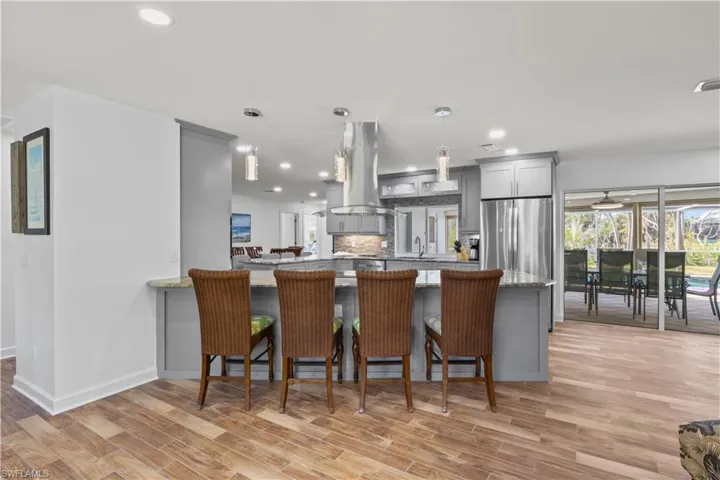 Gourmet kitchen with expansive island seating—perfect for entertaining and everyday living.
